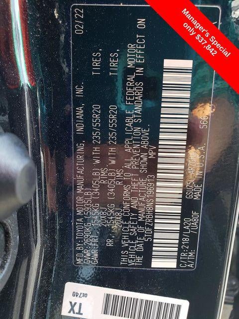 2022 Toyota Highlander Platinum