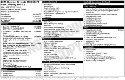 2024 Chevrolet Silverado 3500HD LTZ