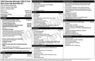 2025 Chevrolet Silverado 1500 LT Trail Boss