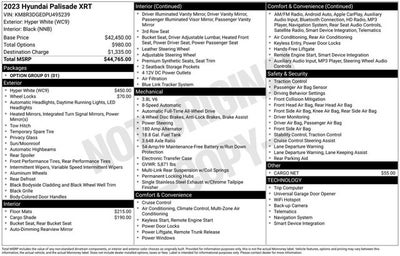 2023 Hyundai Palisade XRT