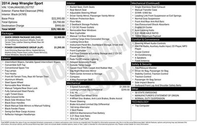 2014 Jeep Wrangler Sport