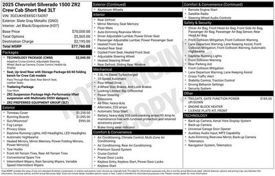 2025 Chevrolet Silverado 1500 ZR2