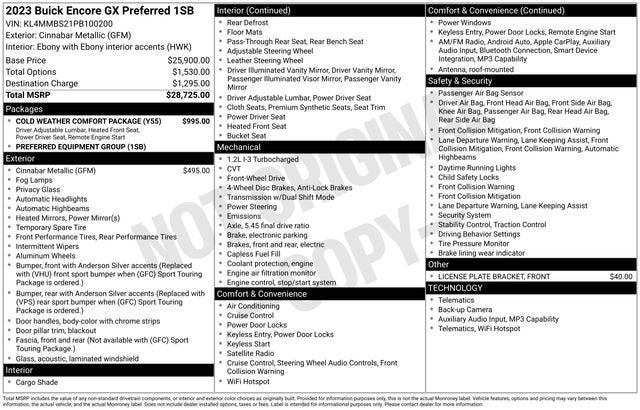 2023 Buick Encore GX Preferred