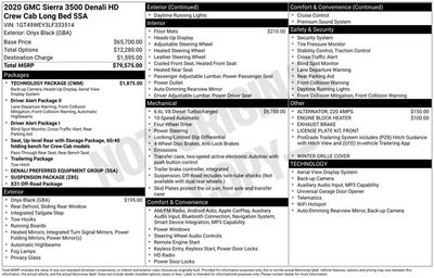 2020 GMC Sierra 3500HD Denali