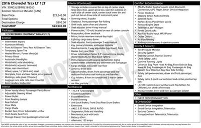 2016 Chevrolet Trax LT