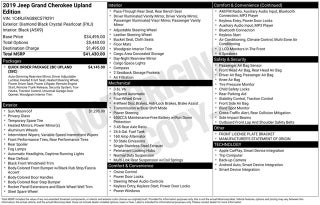 2019 Jeep Grand Cherokee Upland Edition