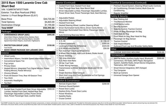2015 RAM 1500 Laramie