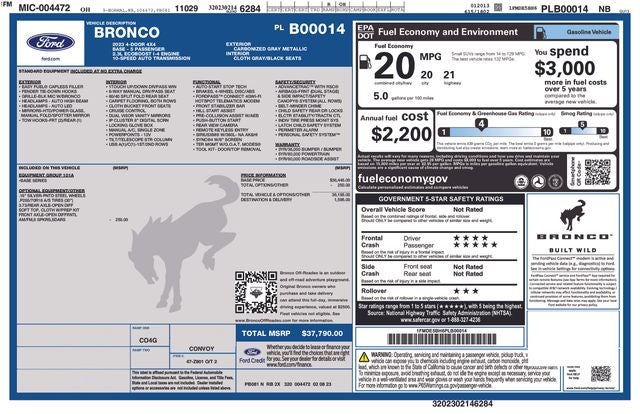 2023 Ford Bronco 4-Door Base - Photo 41