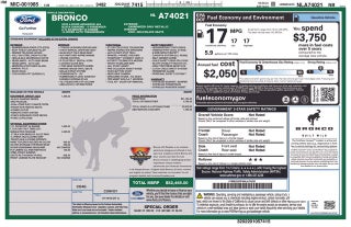 2022 Ford Bronco Black Diamond