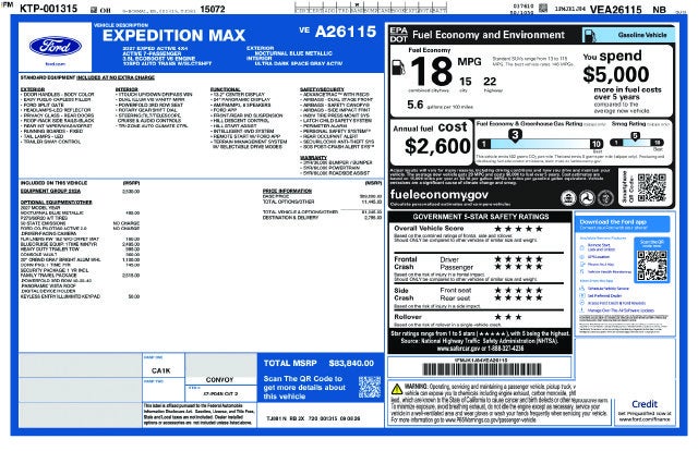 2027 Ford Expedition Max Active