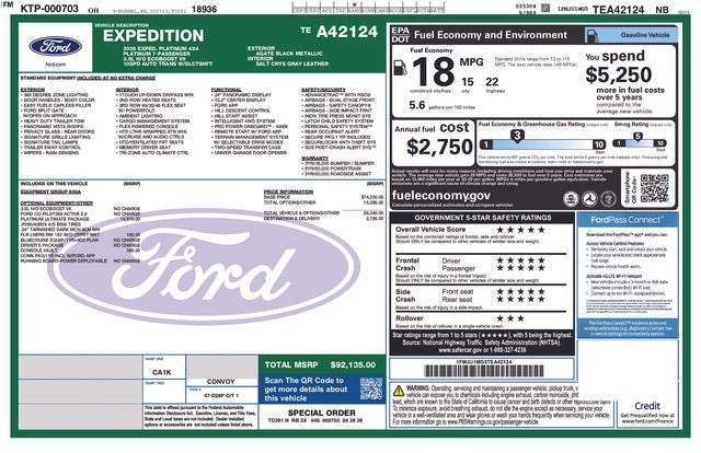 2026 Ford Expedition Platinum