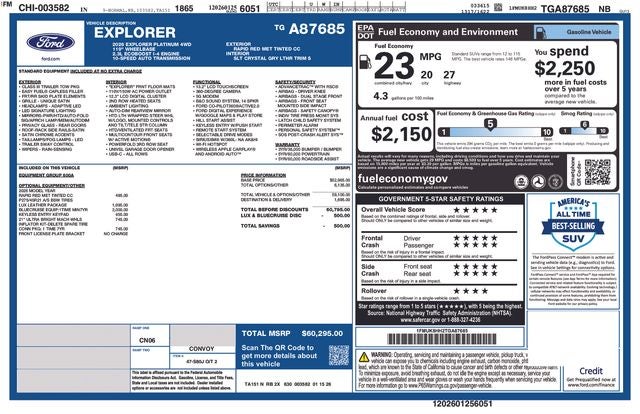2026 Ford Explorer Platinum 4WD's photo