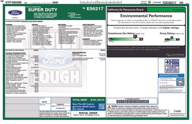 2026 Ford F-350SD F-350® King Ranch®