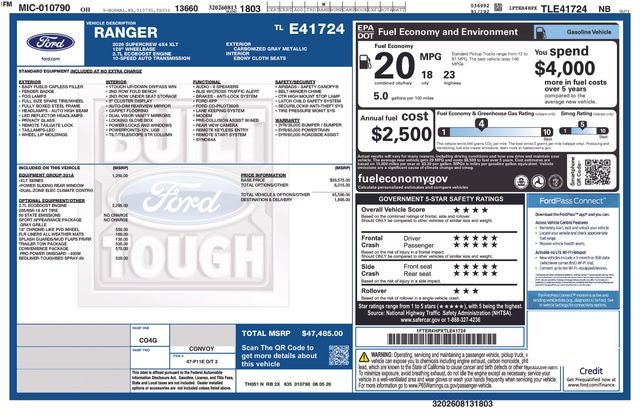 2026 Ford Ranger XLT