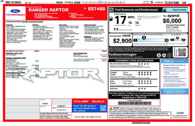 2026 Ford Ranger Raptor