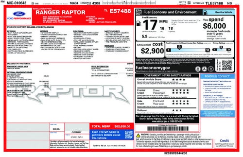 2026 Ford Ranger Raptor