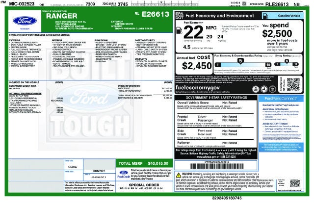 2024 Ford Ranger