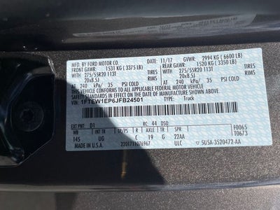 2018 Ford F-150 XLT