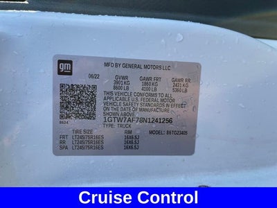 2022 GMC Savana 2500 Work Van