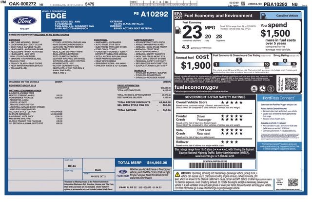 2023 Ford Edge SEL
