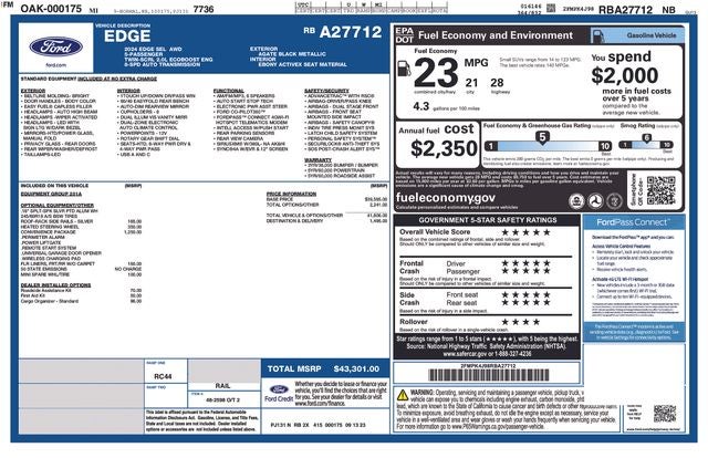 2024 Ford Edge SEL AWD's photo