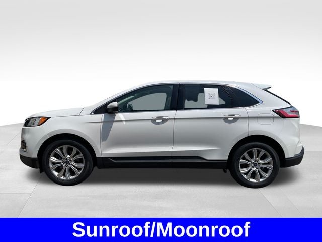 Used 2020 Ford Edge Titanium with VIN 2FMPK4K97LBB59589 for sale in Newark, OH