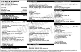 2020 Jeep Compass Limited