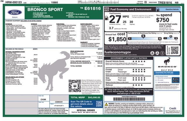 2026 Ford Bronco Sport Big Bend