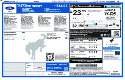 2026 Ford Bronco Sport Badlands