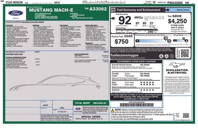 2023 Ford Mustang Mach-E Premium