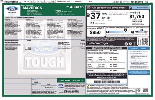 2022 Ford Maverick XL