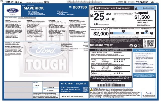 2026 Ford Maverick XLT