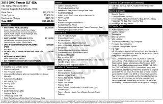 2018 GMC Terrain SLT