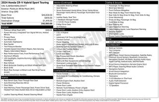 2024 Honda CR-V Hybrid Sport Touring