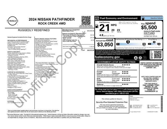 2024 Nissan Pathfinder Rock Creek 4WD's photo