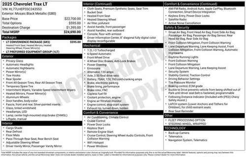 2025 Chevrolet Trax LT