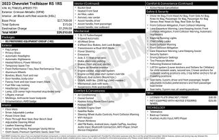 2023 Chevrolet TrailBlazer RS