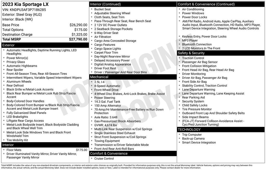 2023 Kia Sportage LX