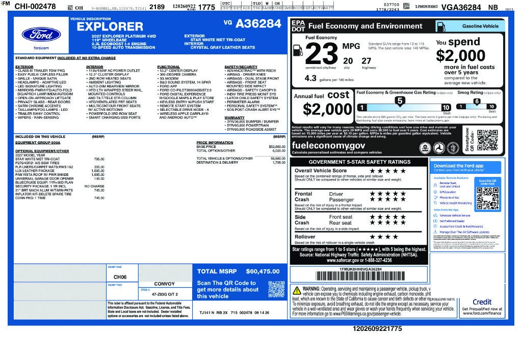 2027 Ford Explorer Platinum