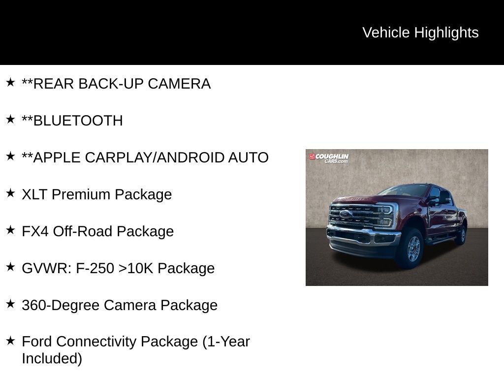 2026 Ford F-250SD XLT FX4