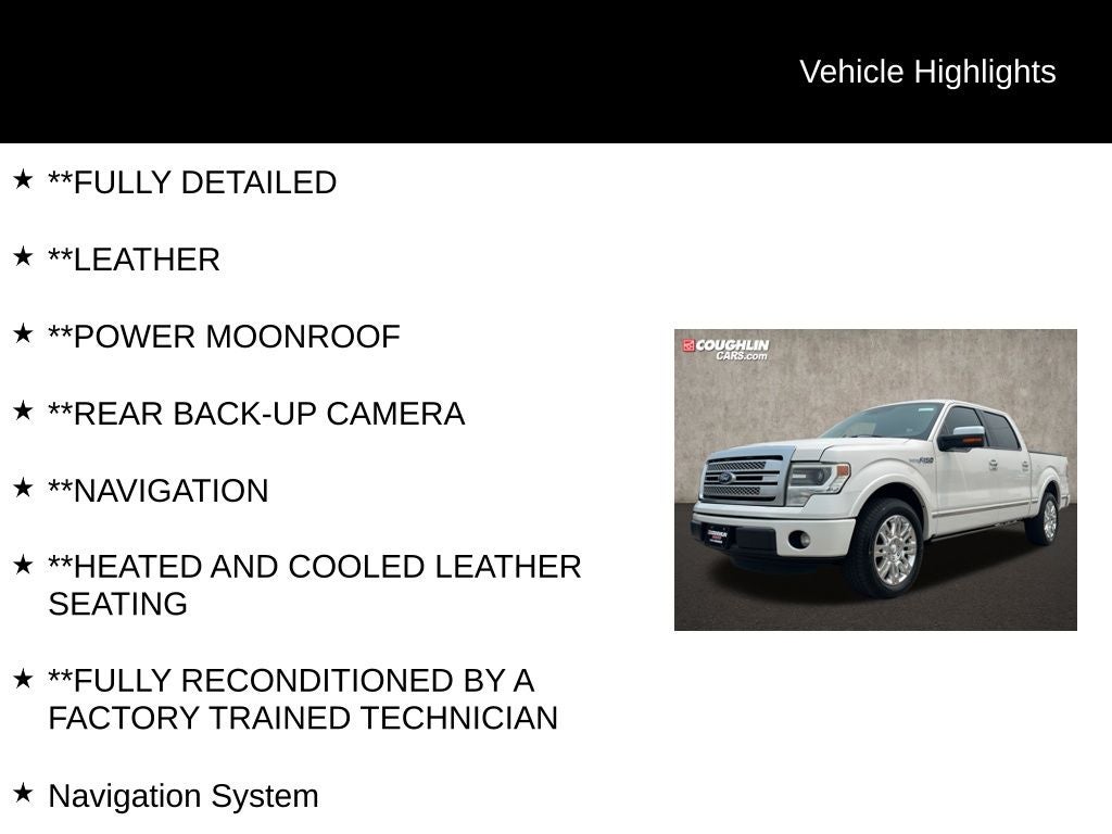 2013 Ford F-150 Platinum