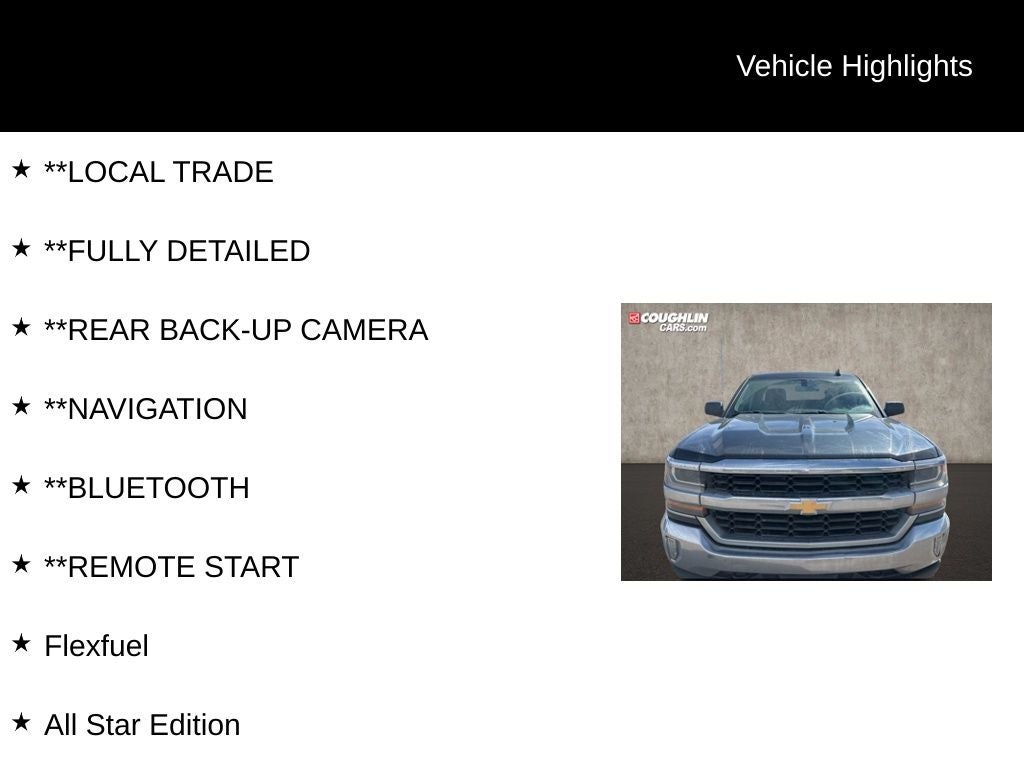 2017 Chevrolet Silverado 1500 LT LT1