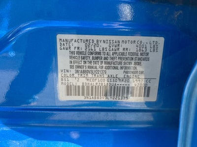 2020 Nissan Sentra SR