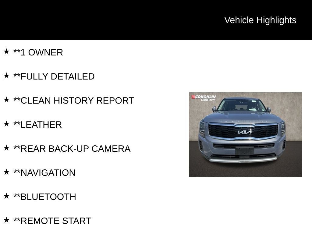 2022 Kia Telluride LX