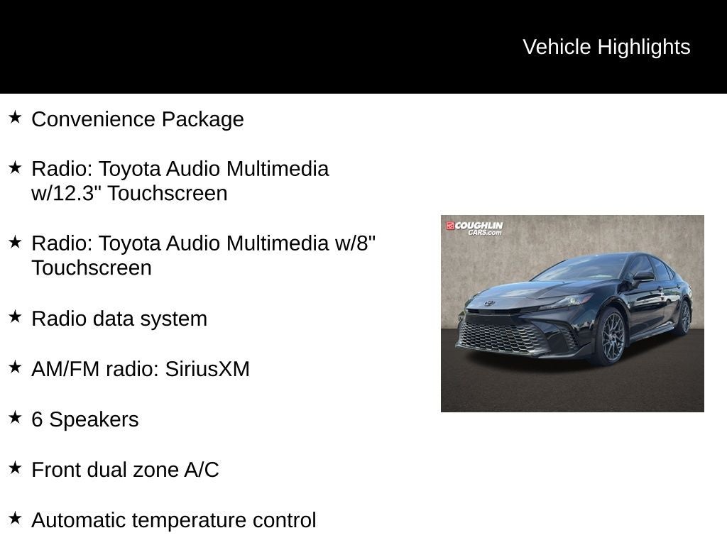 2025 Toyota Camry SE