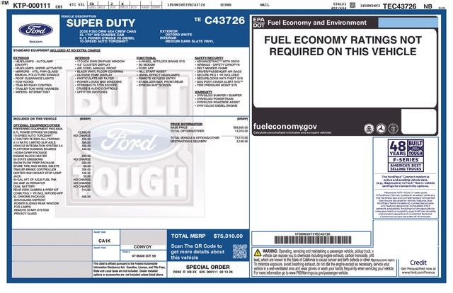 2026 Ford F-350SD XL DRW