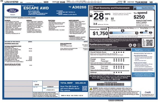2026 Ford Escape Active