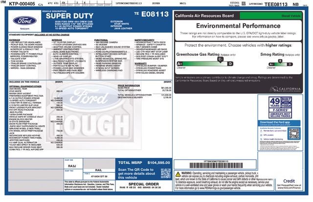 2026 Ford F-350SD King Ranch DRW