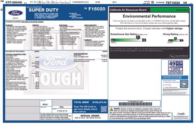 2026 Ford F-450SD King Ranch DRW