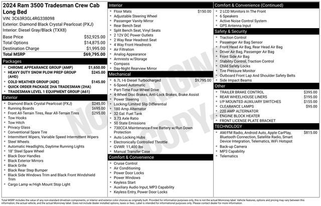 2024 RAM 3500 Tradesman